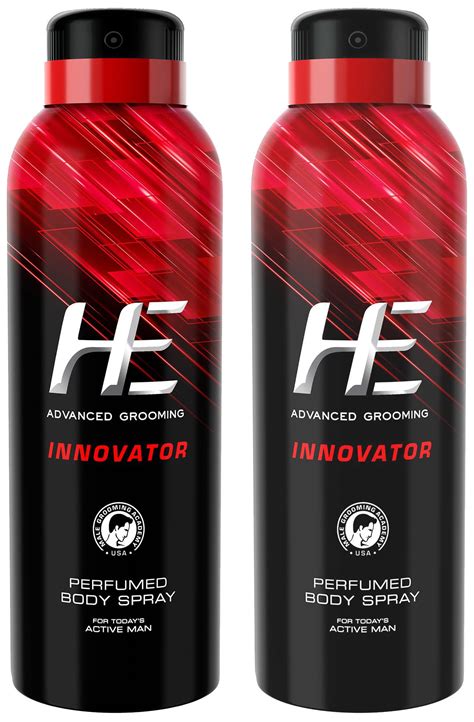 Buy HE Perfumed Bosy Spray Fresh Innovator For Men, 150Ml (Pack Of 2 ...