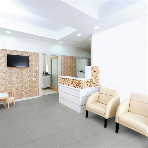 Piso Porcelanato Atlanta Gris Caras Diferenciadas 28.3 X 56.