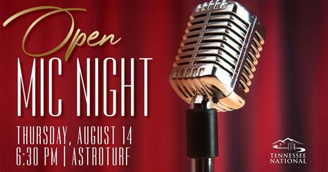 Open Mic Night (Member Event), 8301 Tennessee National Dr, Loudon, TN ...