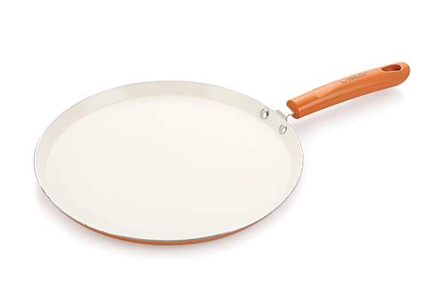 Buy Nirlon Ceramic Flat Dosa Tawa 28cm,Heat-Resistant Handle, Heavy ...