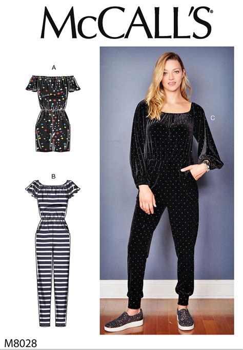 Sewing Pattern Romper With Pockets Pattern, Women's Jumpsuit Pattern ...