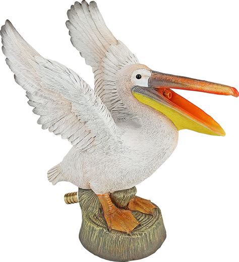 Buy Design Toscano QM2854900 Oceanside Pelican Spitter Piped Statue ...
