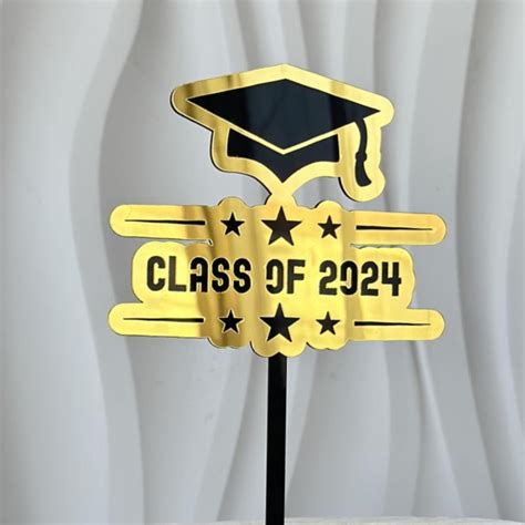Hot Sale!Veeogra Cake Decorations,Graduation Party Decorations,2024 ...