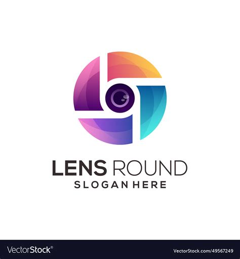 Round Abstract Camera Logo 的图像结果