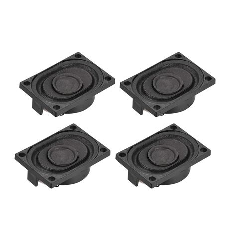 uxcell 4 Ohm 3W Round Internal Magnet Speaker for Laptop Loudspeaker ...