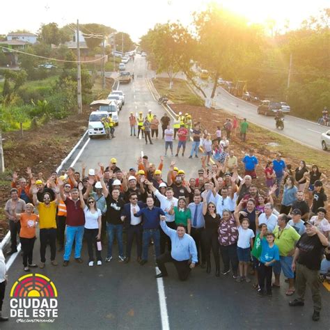 Ciudad del Este: Más de 3500 metros de nuevos asfaltos para mejorar la ...