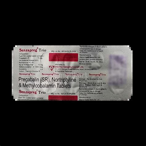 SENZAPREG TRIO TABLET 10'S Price, Uses, Side Effects & Substitutes ...