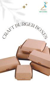 Brown Burger Box Manufacturer,Brown Burger Box Exporter from Ludhiana India