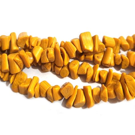 Chips uncut uneven shape Sold Per String of 16 inches, in size about 8 ...