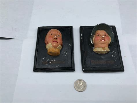 Very Unique Antiques: Two Ceramic Plaques Featuring Mr. Dombey ...