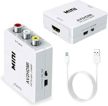 Etzin RCA to HDMI Converter, 1080P AV to HDMI RCA Composite CVBS Video ...