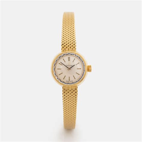 Omega, 18K gold ladies watch. - Bukowskis
