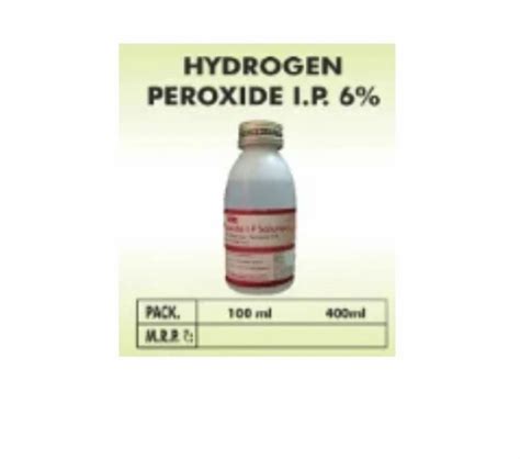 Hydrogen peroxide 6% IP - Hydrogen Peroxide Solution 6% Ip Manufacturer ...