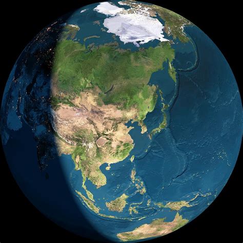 神五拍下的地球照片，世界卫星影像图