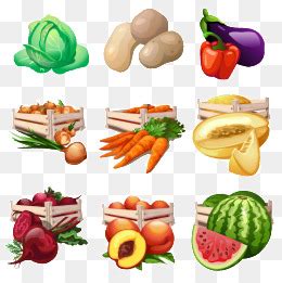 【水果蔬菜插画素材】免费下载_水果蔬菜插画图片大全_千库网png