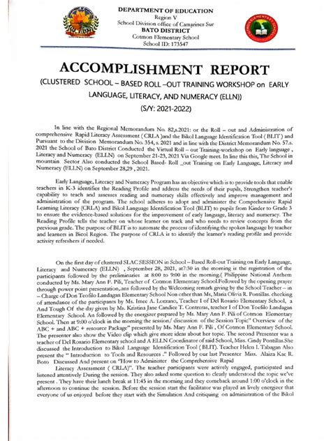 Image result for Alternative Learning System Accomplishment Report