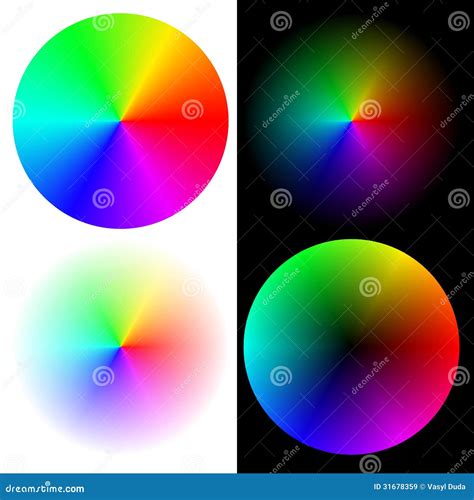 Wheels in Rainbow Colors stock vector. Illustration of connection ...