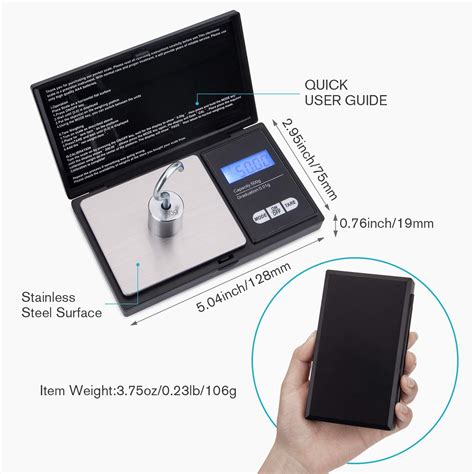 Snapklik.com : Weigh Gram ScaleMafiti Digital Pocket Scale,500g By 0 ...