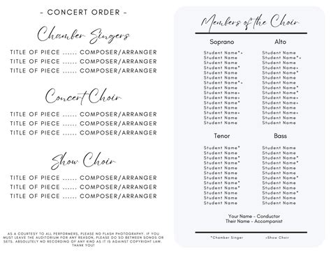 Image result for Concert Program Book