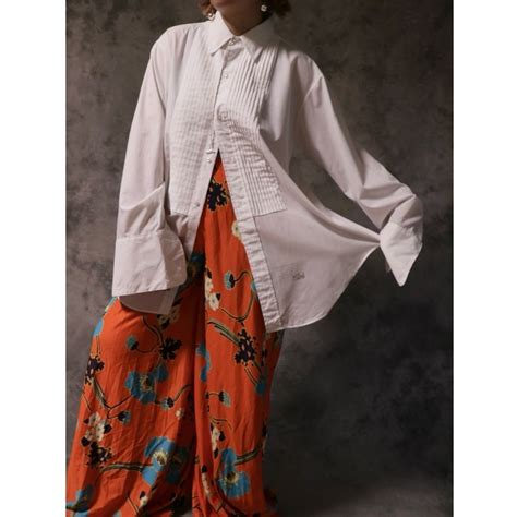 60-70s "ARROW" pin tuck shirt | épices