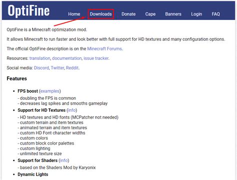 Download OptiFine Minecraft Java 的图像结果
