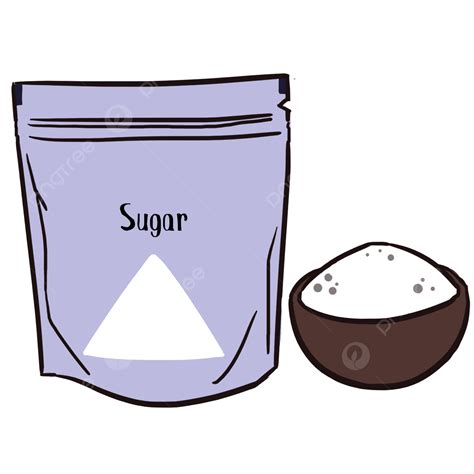 Sugar Clipart Transparent PNG Hd, Purple Sugar Clip Art, Sealed Bag ...