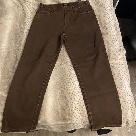 Zumiez Men's Brown Jeans | Depop