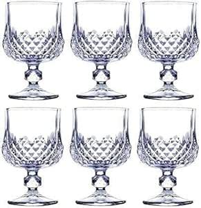 Buy Escora Champ Wine Glasses/Crystal Clear Champagne Wine Glasses with ...