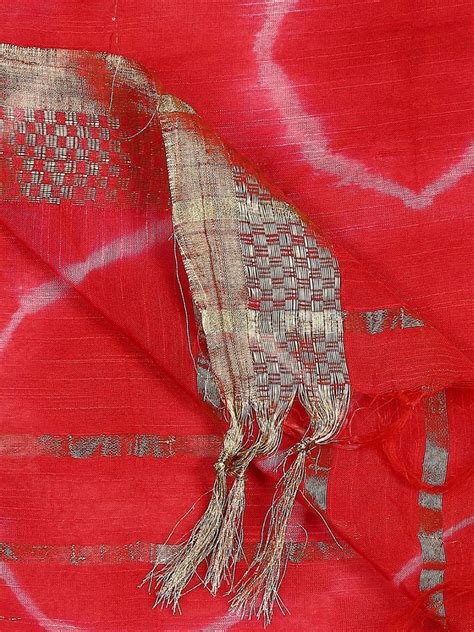 Pink Tie and Dye Blended Silk Dupatta – Dupatta Bazaar