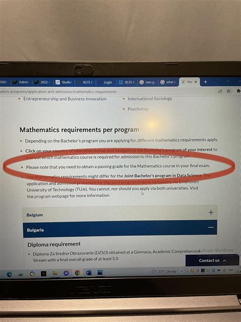 Does this mean that I need to do a final exam in Math (in my case in Bulgaria it it’s the Matura ...