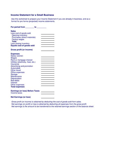 Image result for Bank Income Statement Example