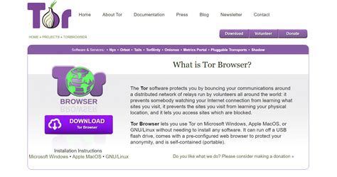 Tor Project 的图像结果