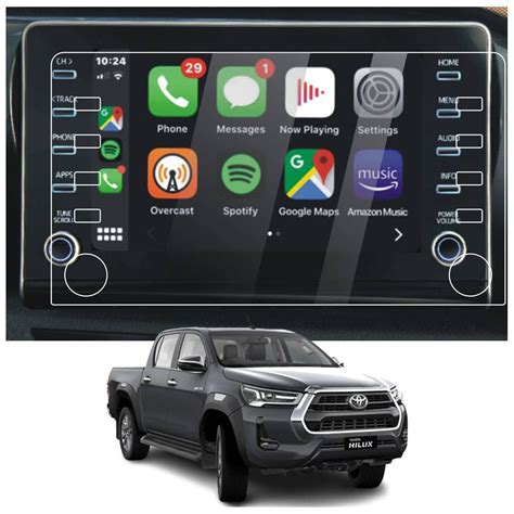 ROLENT GUARD Touch Screen System Guard for TOYOTA HILUX Car Music ...