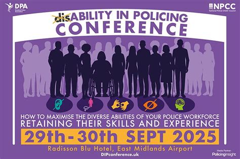 Disability in Policing Conference 2025, Radisson Blu Hotel, East ...
