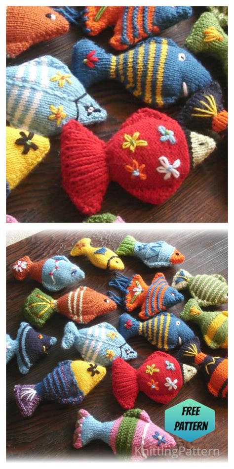 Knit Fish Shape Pattern 的图像结果