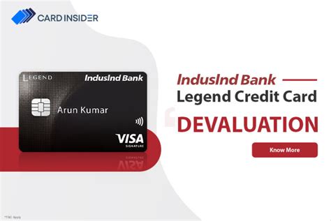 IndusInd Bank Legend Credit Card: Devaluation 2024