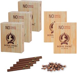 ROYAL SWAG Herbal Cigarette Clove Flavoured NO Nicotine NO Tobacco ...