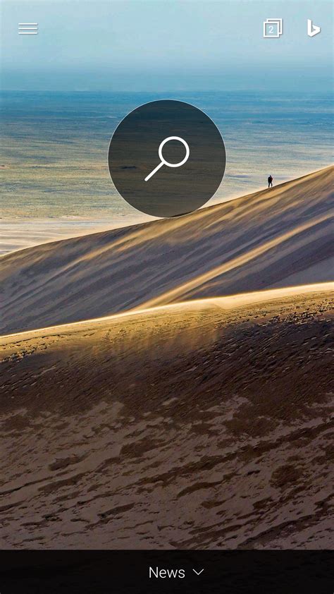 Bing Search Homepage 的图像结果