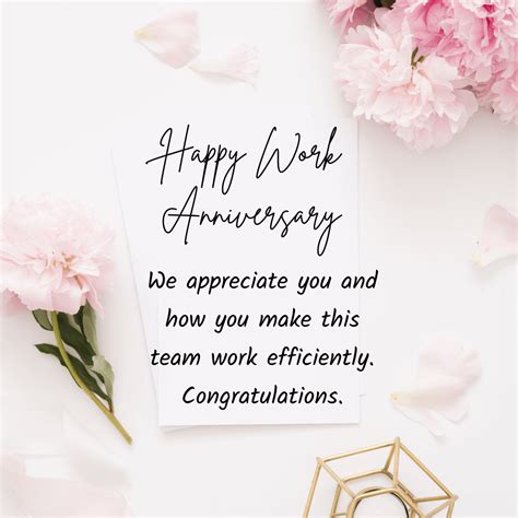 How Do You Say Happy Work Anniversary at Isabelle Odonovan blog