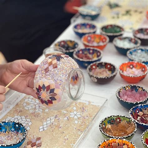 Mosaic Lamp Workshop in Austin, TX | Tiles Workshop