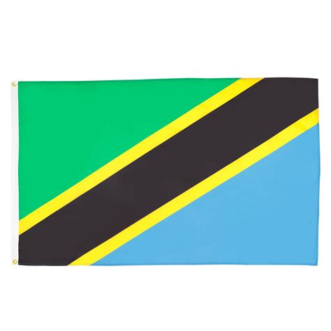 AZ FLAG - Tanzania Flag - 2x3 Ft - 100D Polyester Tanzanian Banner with ...