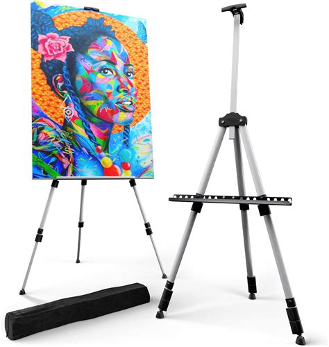 Amazon.com: Portable Artist Easel Stand - Adjustable Height Painting ...