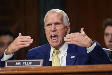 GOP Sen. Thom Tillis chews out Homeland Security Secretary Kristi Noem ...