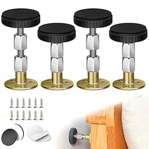 Armiika 4 Pack of 12 Screws Bed Frame Anti-Shake Tool, Adjustable ...