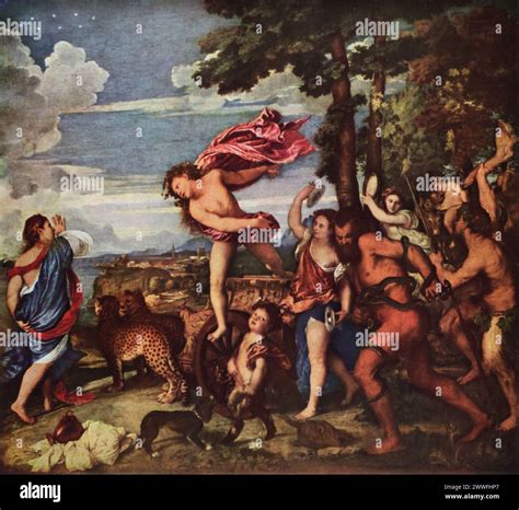 Titian's "Bacchus and Ariadne" (circa 1520-1523): Located in the ...