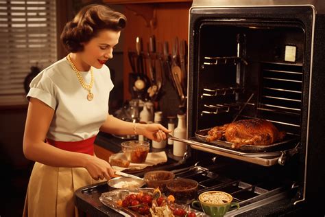 Woman Cooking Thanksgiving Dinner Free Stock Photo - Public Domain Pictures