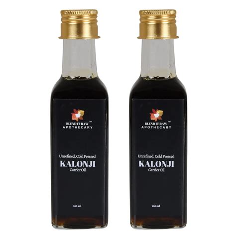 Buy Blend It Raw Apothecary Kalonji Oil, 200ml - Cold Pressed Black ...