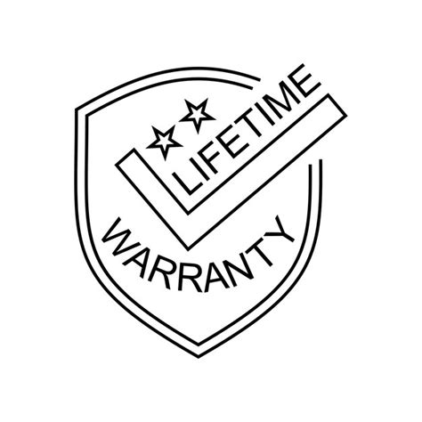 Lifetime warranty sticker guarantee sign and symbol | Premium AI ...
