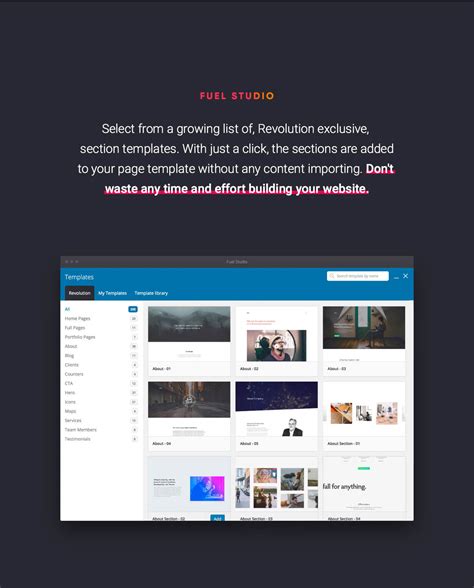Revolution - Creative Multipurpose WordPress Theme