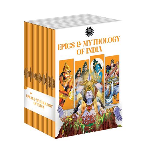 Epics & Mythology pack of 25 By Amar Chitra Katha (Paperback) - Gyaanstore